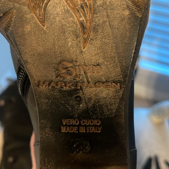 ***Rare Find*** Mark Nason/Siren Black Tall over the knee boots. Like new! - Picture 4 of 7